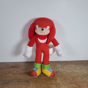 Sonic the Hedgehog 2 Movie Knuckles 9" Plush Jakks Pacific Sega.